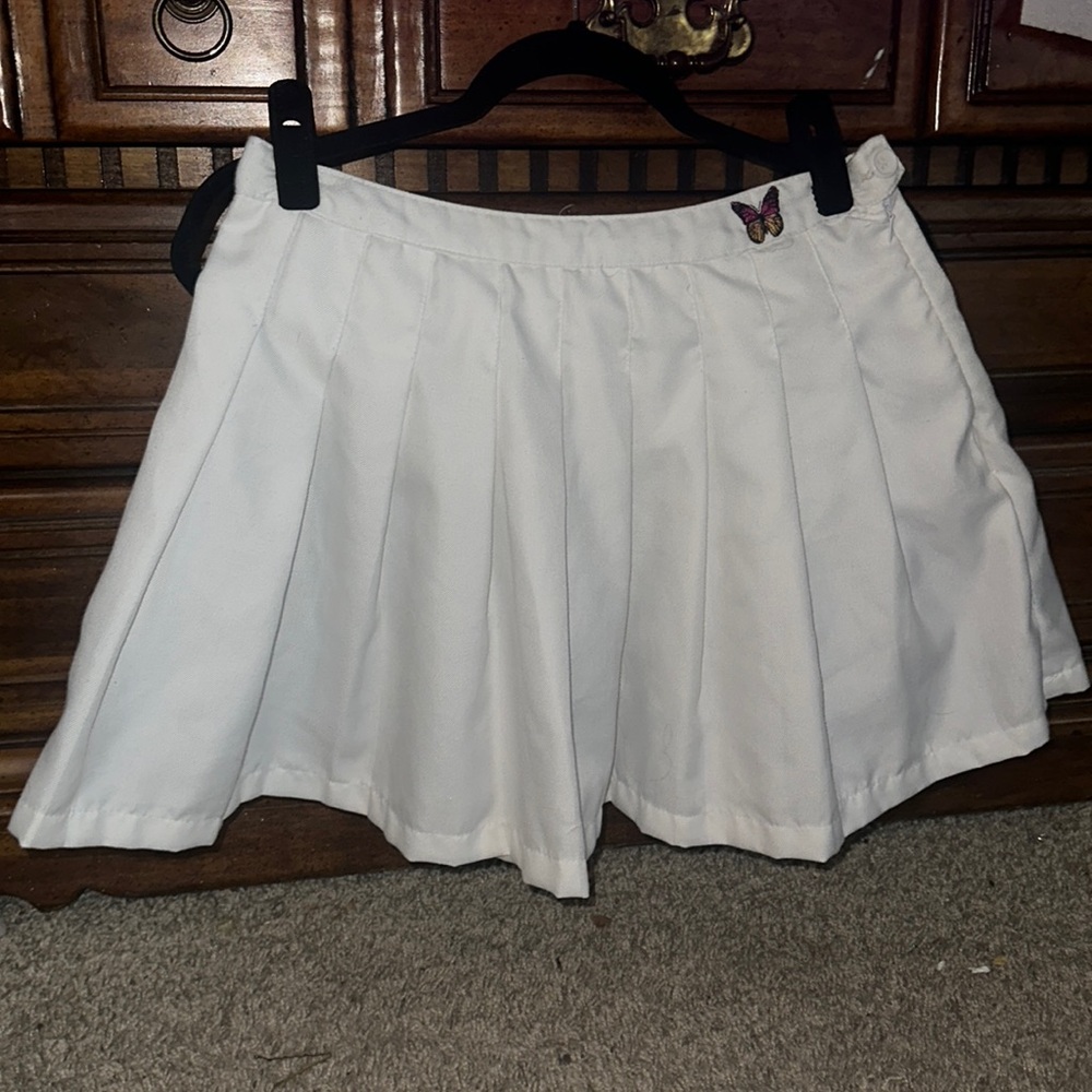 Faded Rose Butterfly tennis skirt size Large